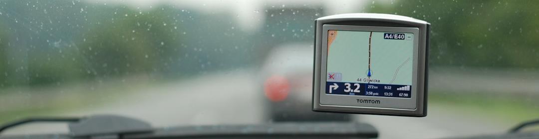 Ein GPS Gerät als Symbol für die GPS-Ortung