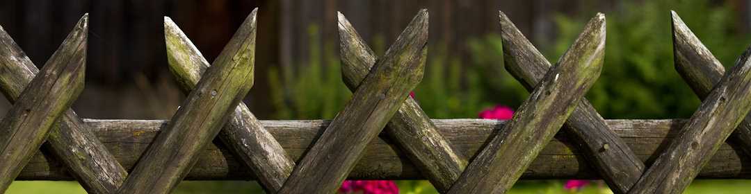 Ein Gartenzaun als Sinnbild für Nachbarschaftsstreitigkeiten