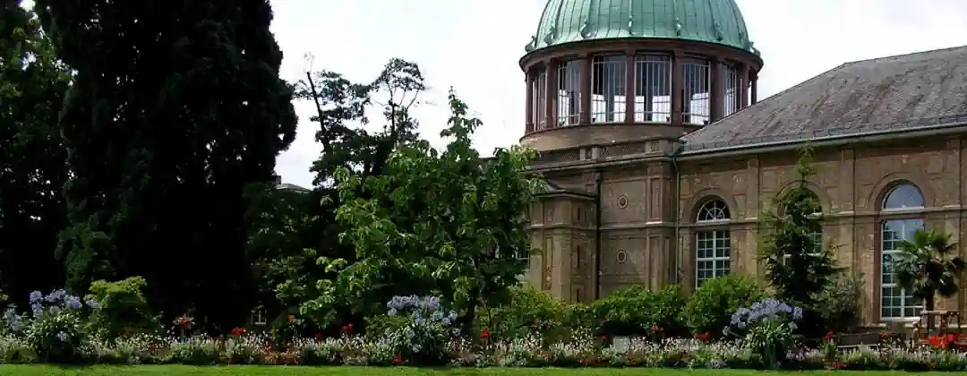 Detektive ermitteln am Einsatzort Karlsruhe Privatdetektive beobachten im Schlosspark in Karlsruhe